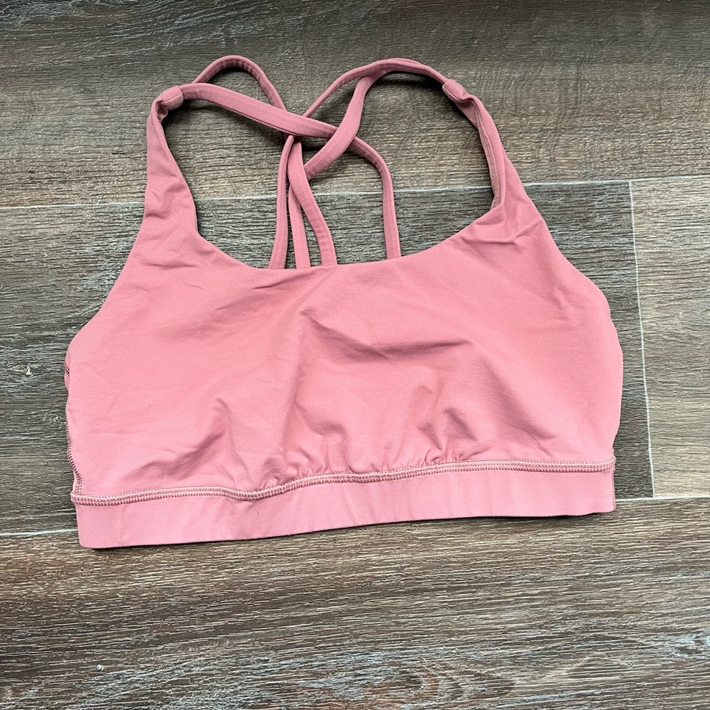 lululemon athletica Dusty Rose Sports Bra